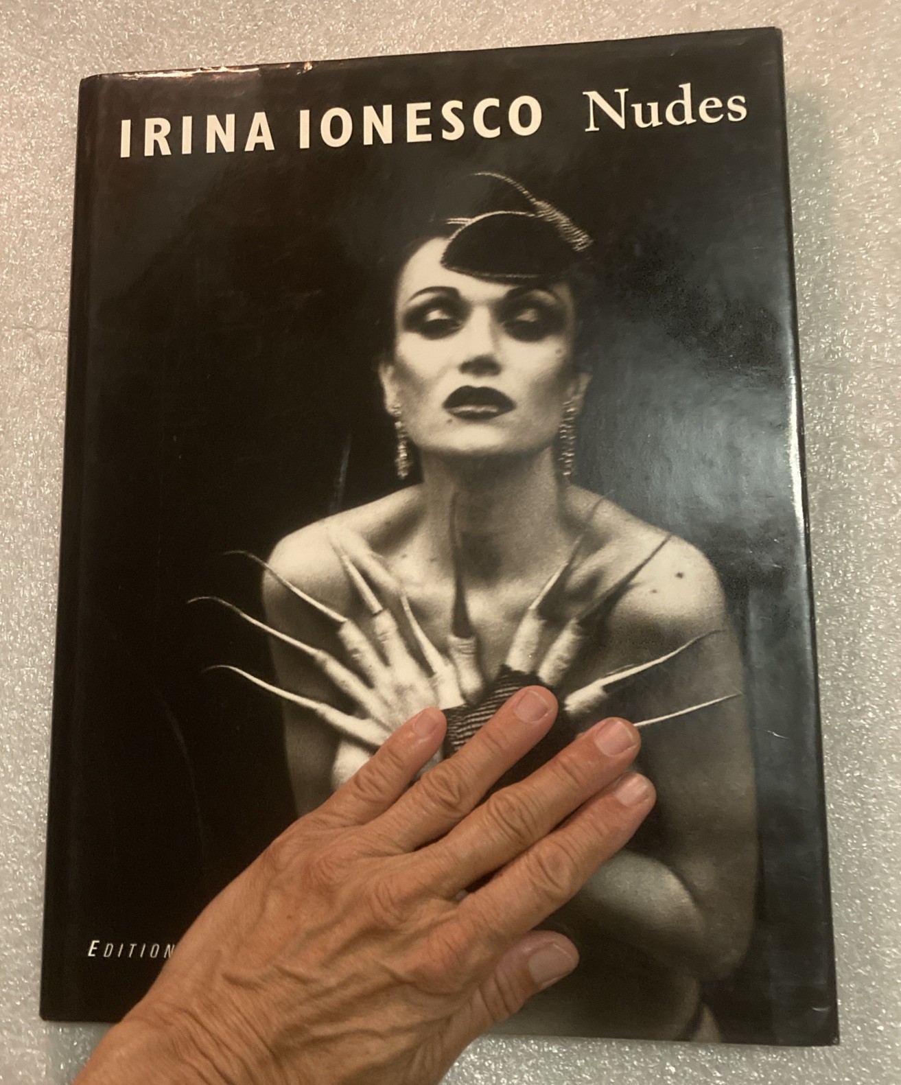 Trina Ionesco : Nudes hardcover (damaged cracked rear board is torn)