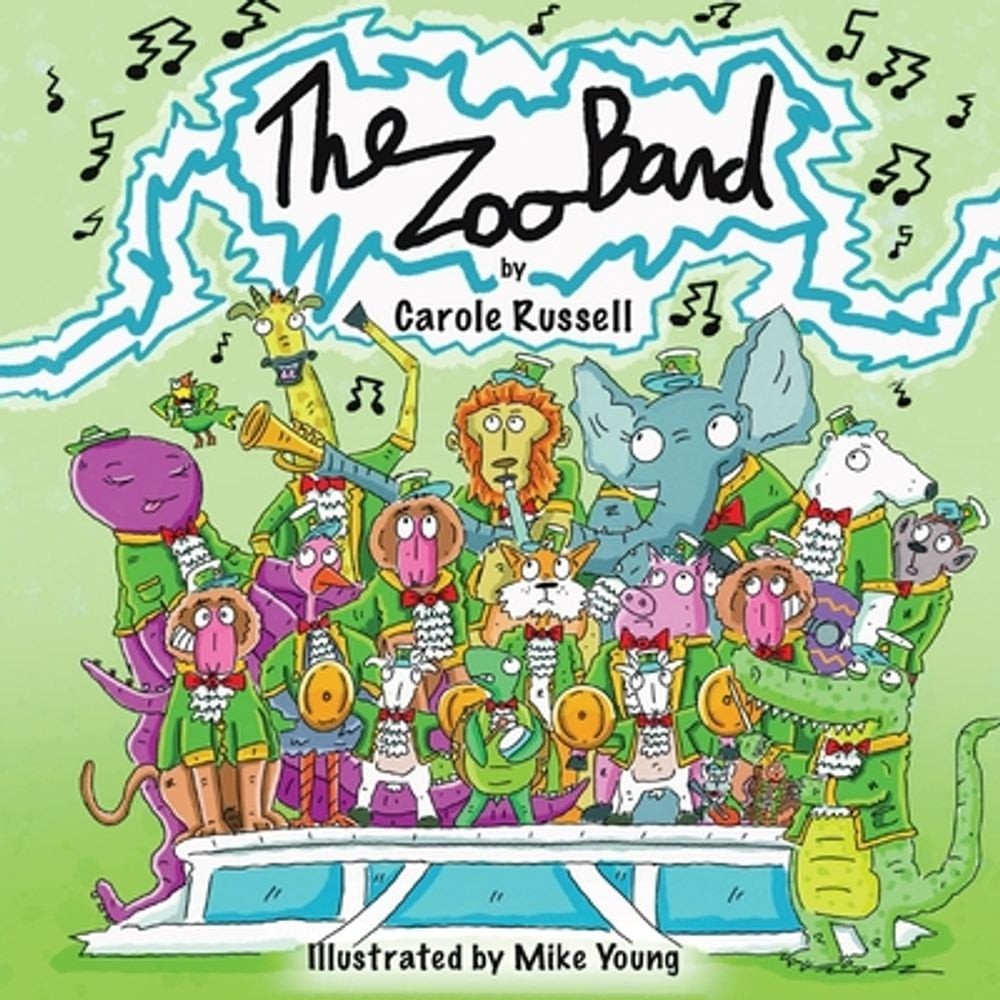The Zoo Band by Carole Russell Paperback Book