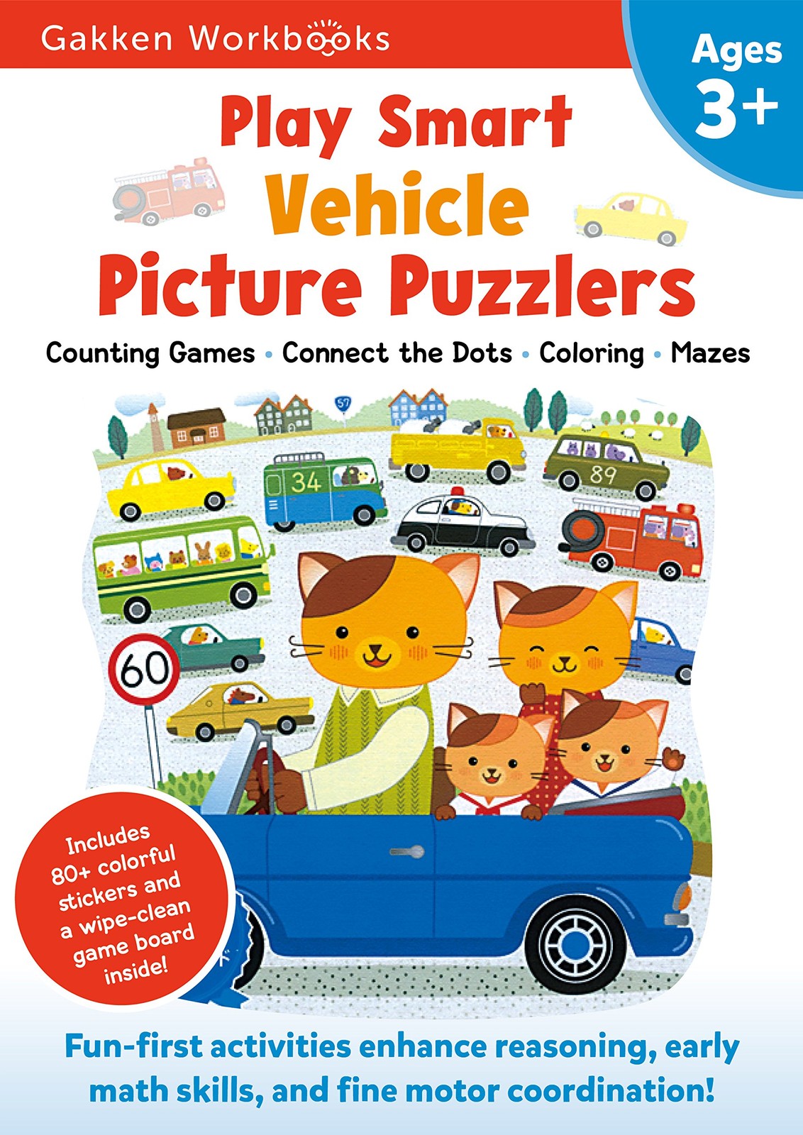 Play Smart Vehicle Picture Puzzlers Age 3+: Preschool Activity Workbook with…