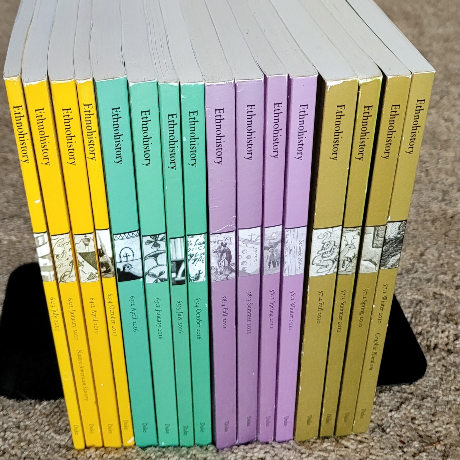 Ethnohistory (16 Volumes), Duke University Press (2010, 2011, 2016, 2017) #2