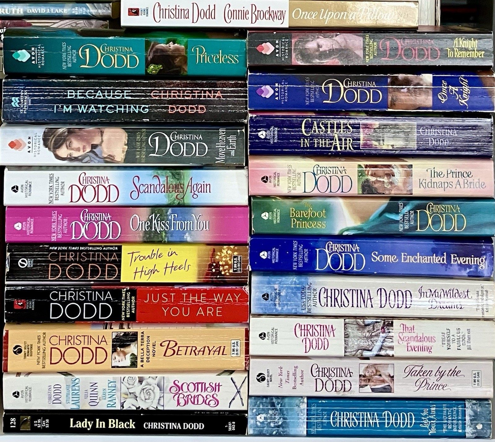 (21 pb/ 26 stories – 20 regular/1 trade) multiple series ALL by Christina DODD