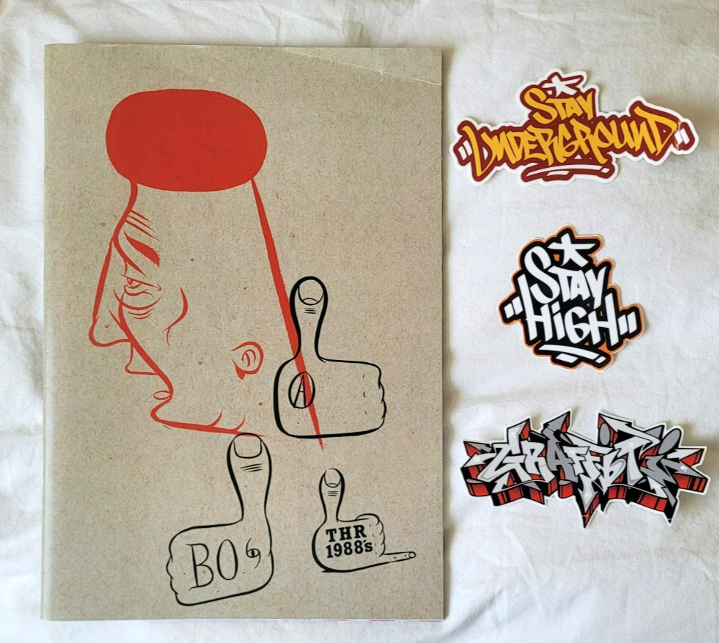 Barry Mcgee SFD Zine Beyond The Streets V1 Gallery 2017 with Stickers OOP