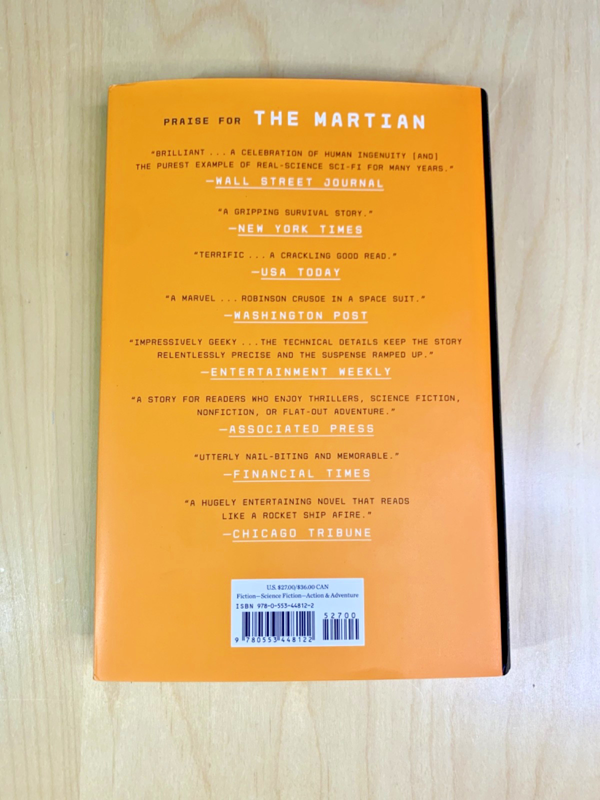 Artemis Andy Weir 2017, Hardcover First Edition/Print, 1st/1st VG HCDJ