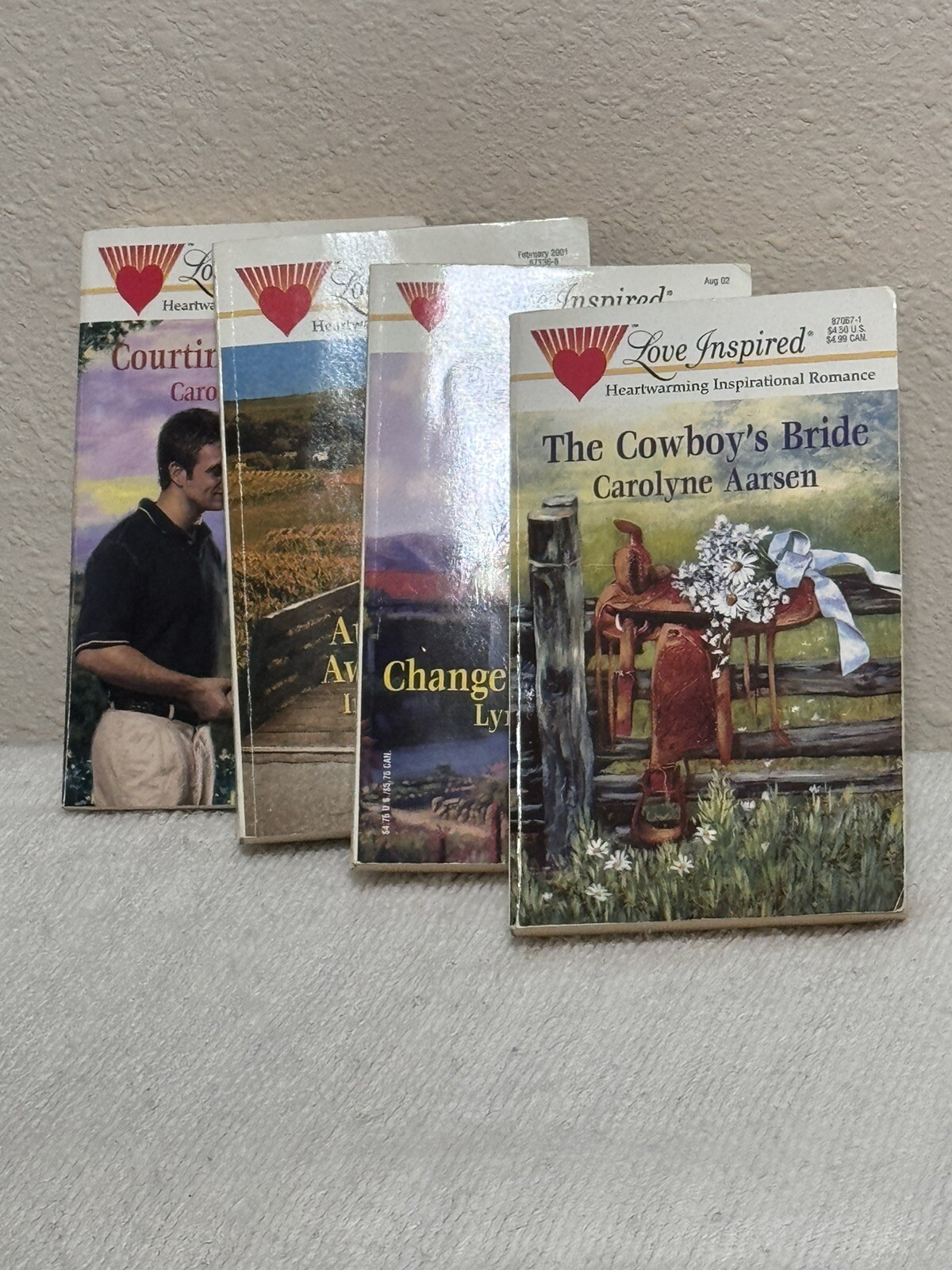 Steeple Hill Love Inspired Series Lot 4 Paperback Books