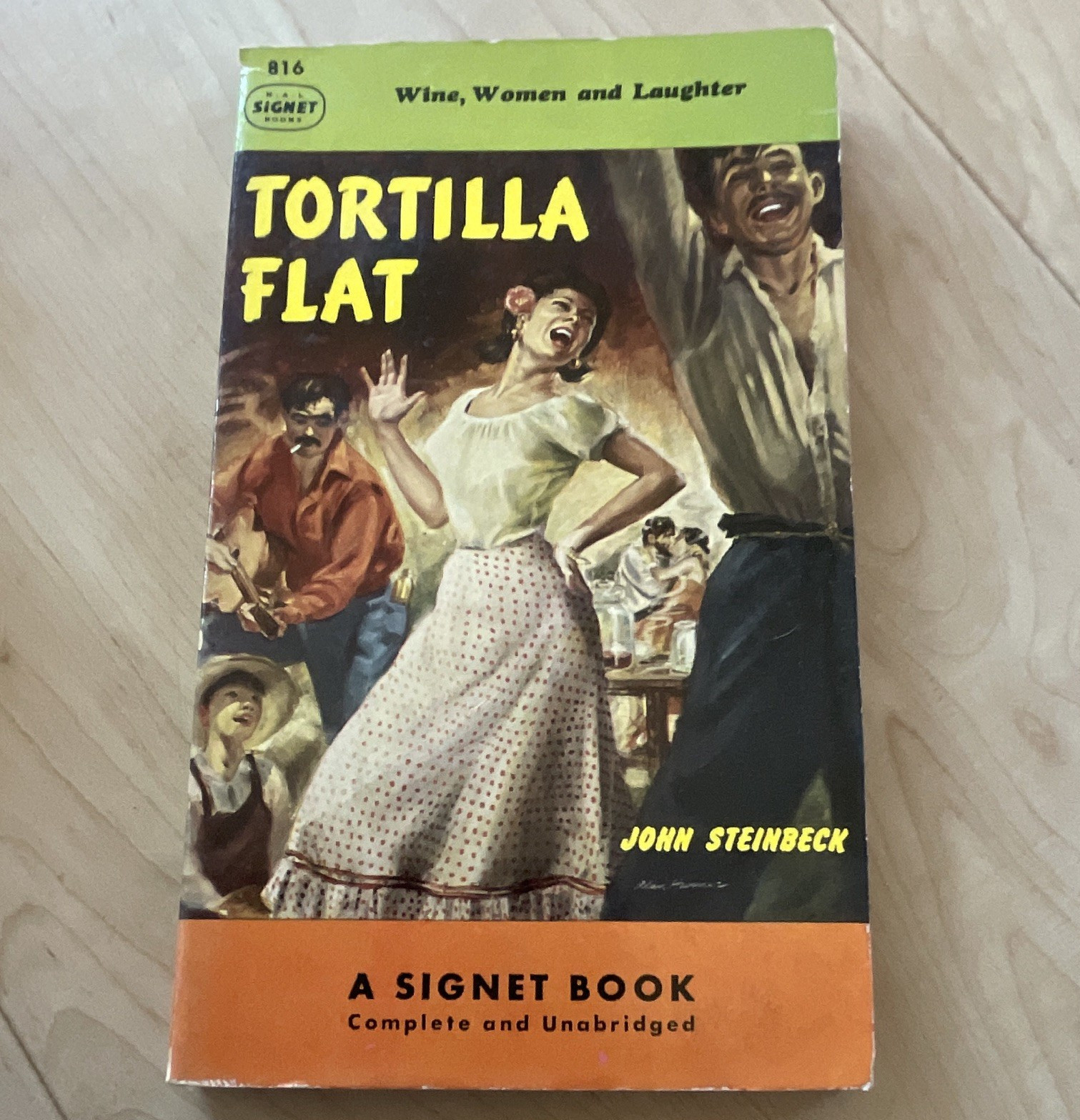 John Steinbeck Tortilla Flat Signet Book Paperback Unabridged 6th Printing