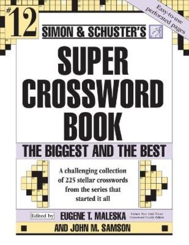 John M. Samson Simon & Schuster Super Crossword Puzzle Book #12 (Paperback)