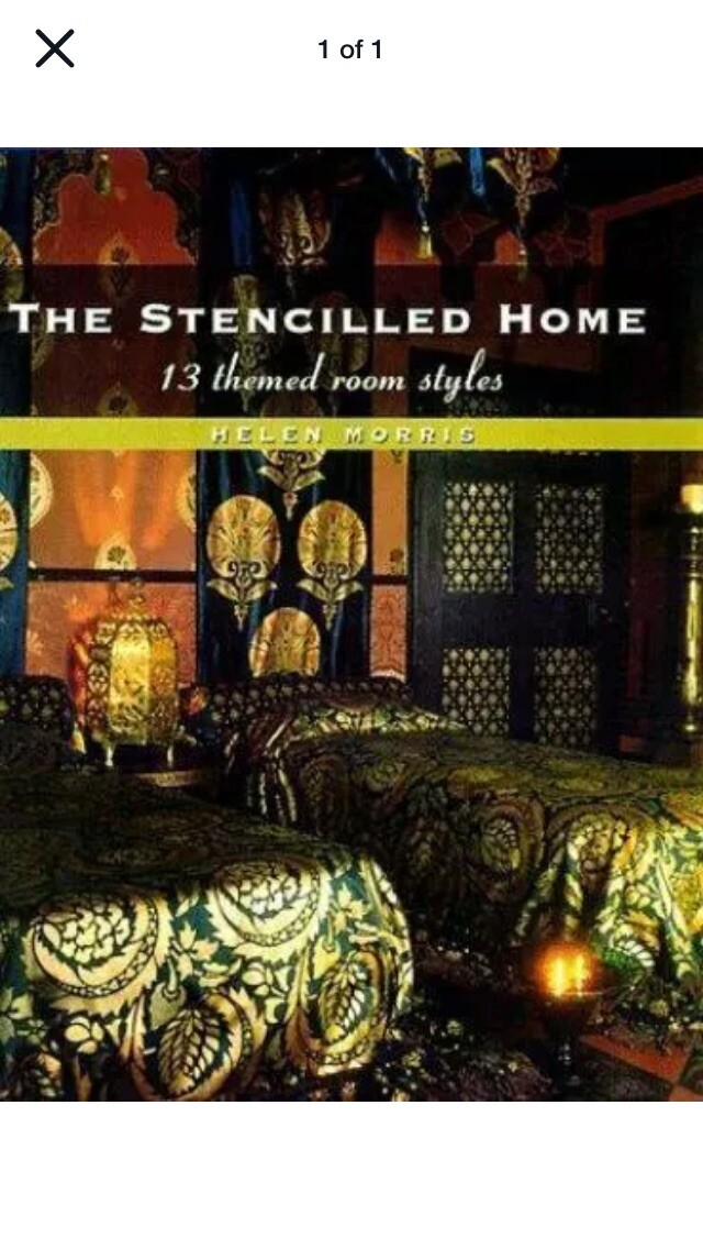 The Stencilled Home: 13 Themed Room Styles Morris, Helen Hardcover No Jacket