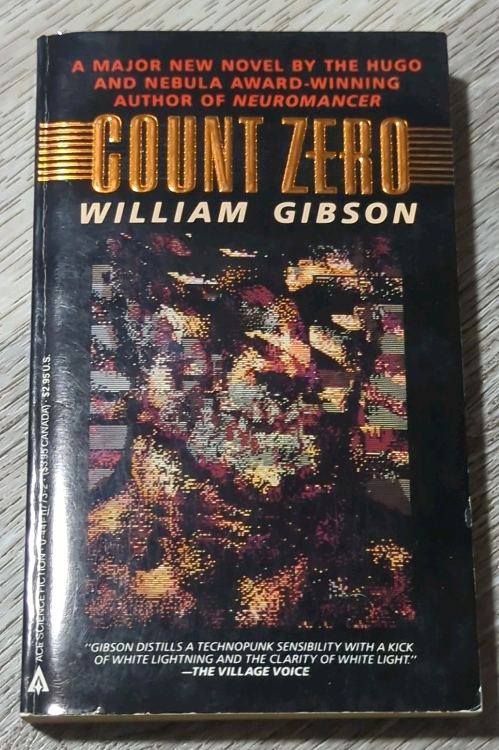 Count Zero by William Gibson (1987 Ace 1st ed/1st print) Signed by Author