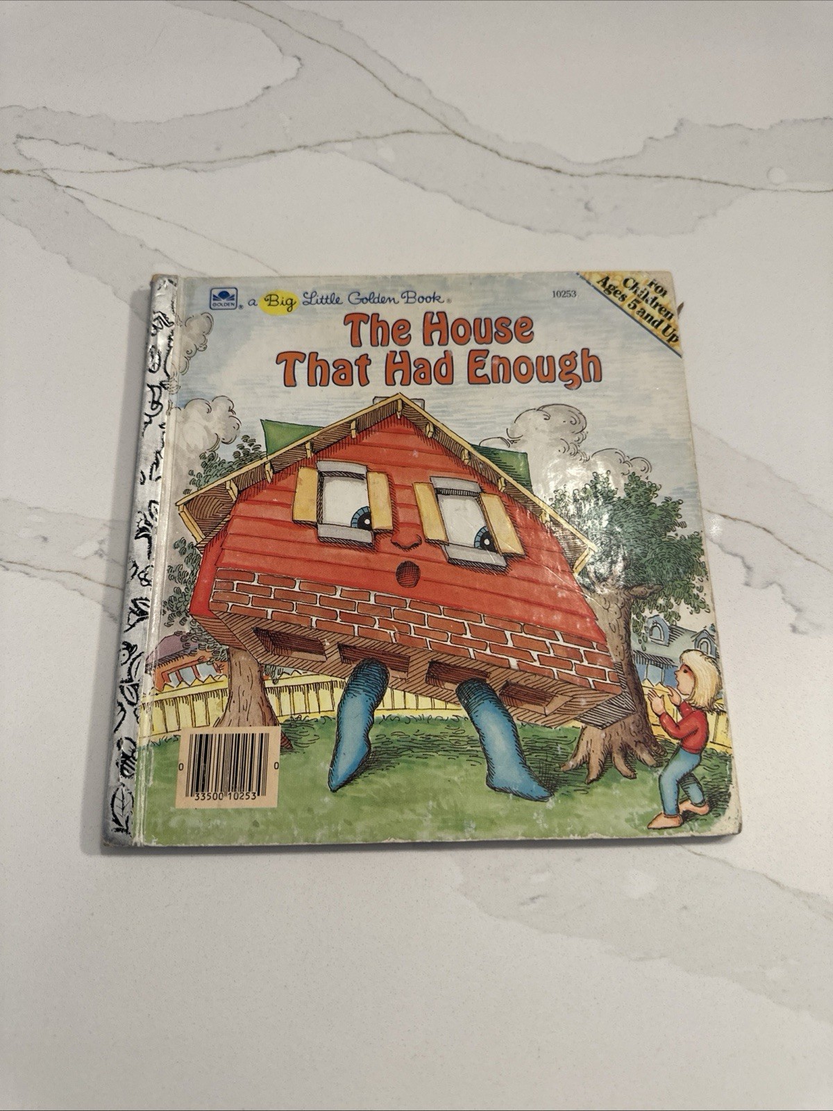 The House That Had Enough – Big Little Golden Book P. E. King Vtg 1986