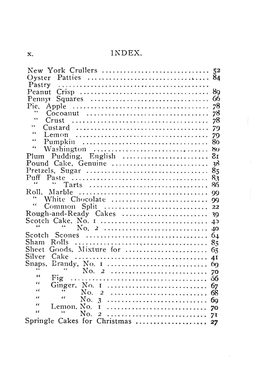 1906 Baxter’s Practical Up To Date Receipt Cook Book For Bakers 118 Pages
