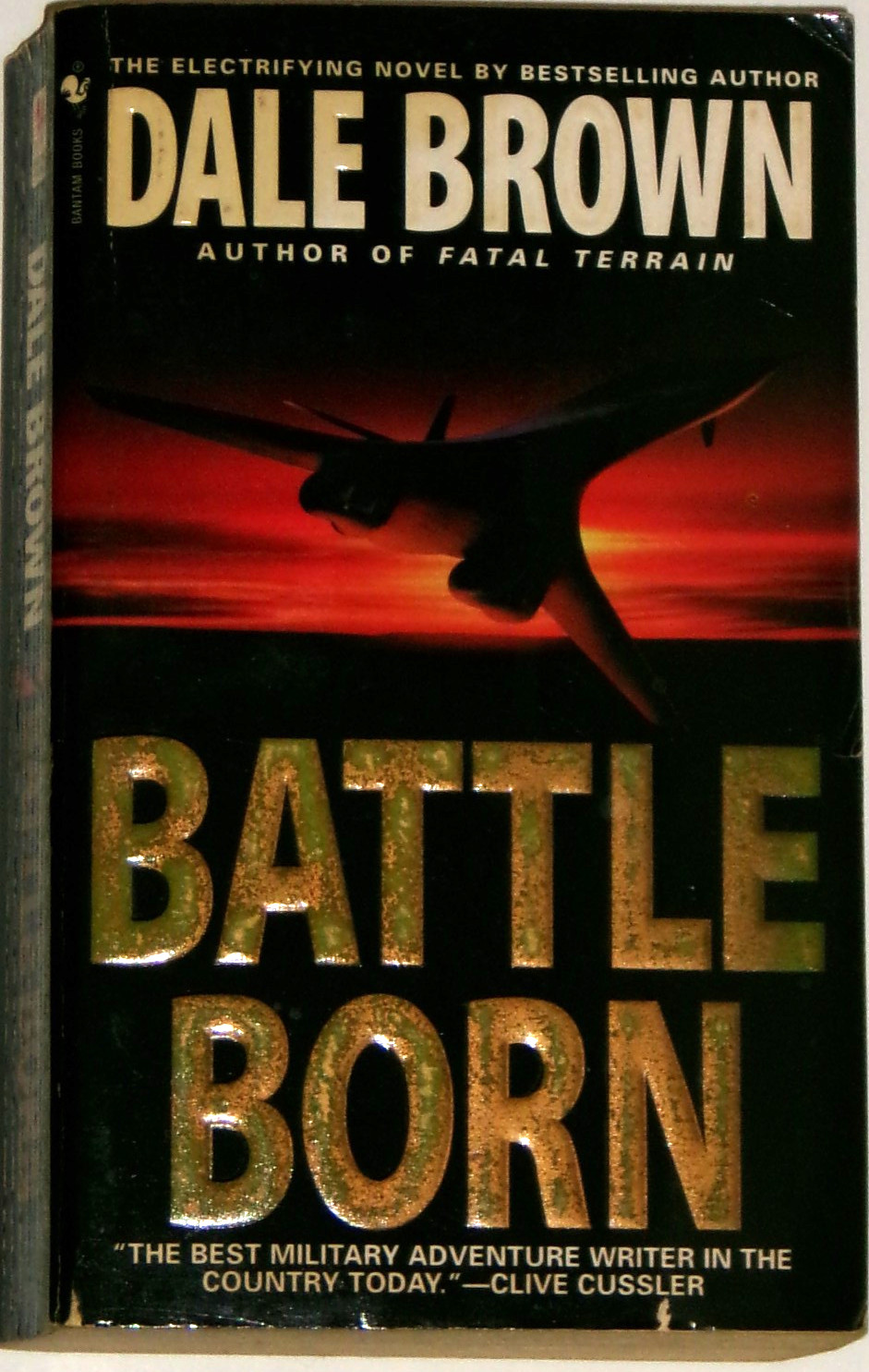 Battle Born by Dale Brown (2001, Paperback) Bantam, 1st Print, VG