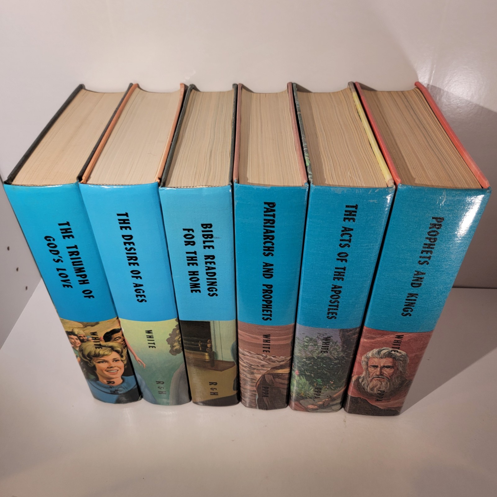 Conflict Of The Ages Series Complete Set Ellen G White 6 Books Lot Vintage 70s