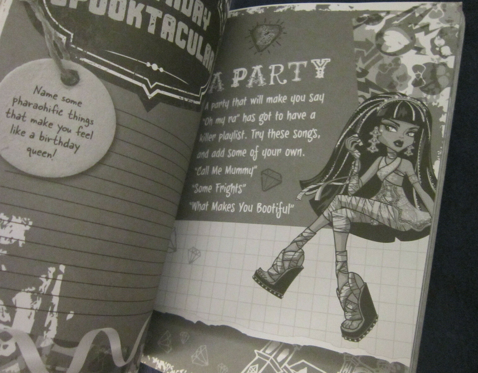 Monster High PRETTY SCARY PARTIES An Activity Journal for Ghouls (paperback)