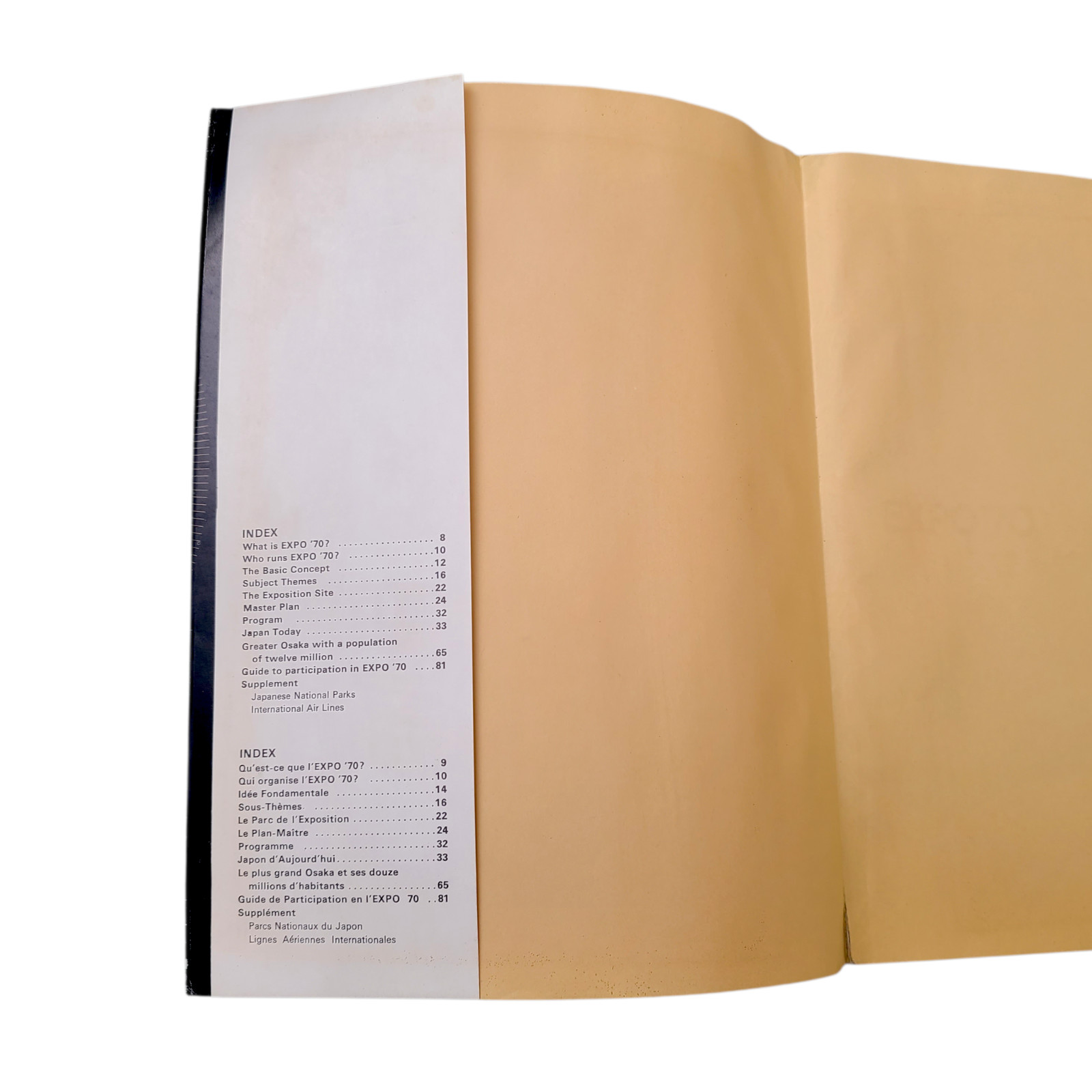 Expo 70 Program Book Osaka Japan RARE 1970 English & French 96 Pages & Bonus