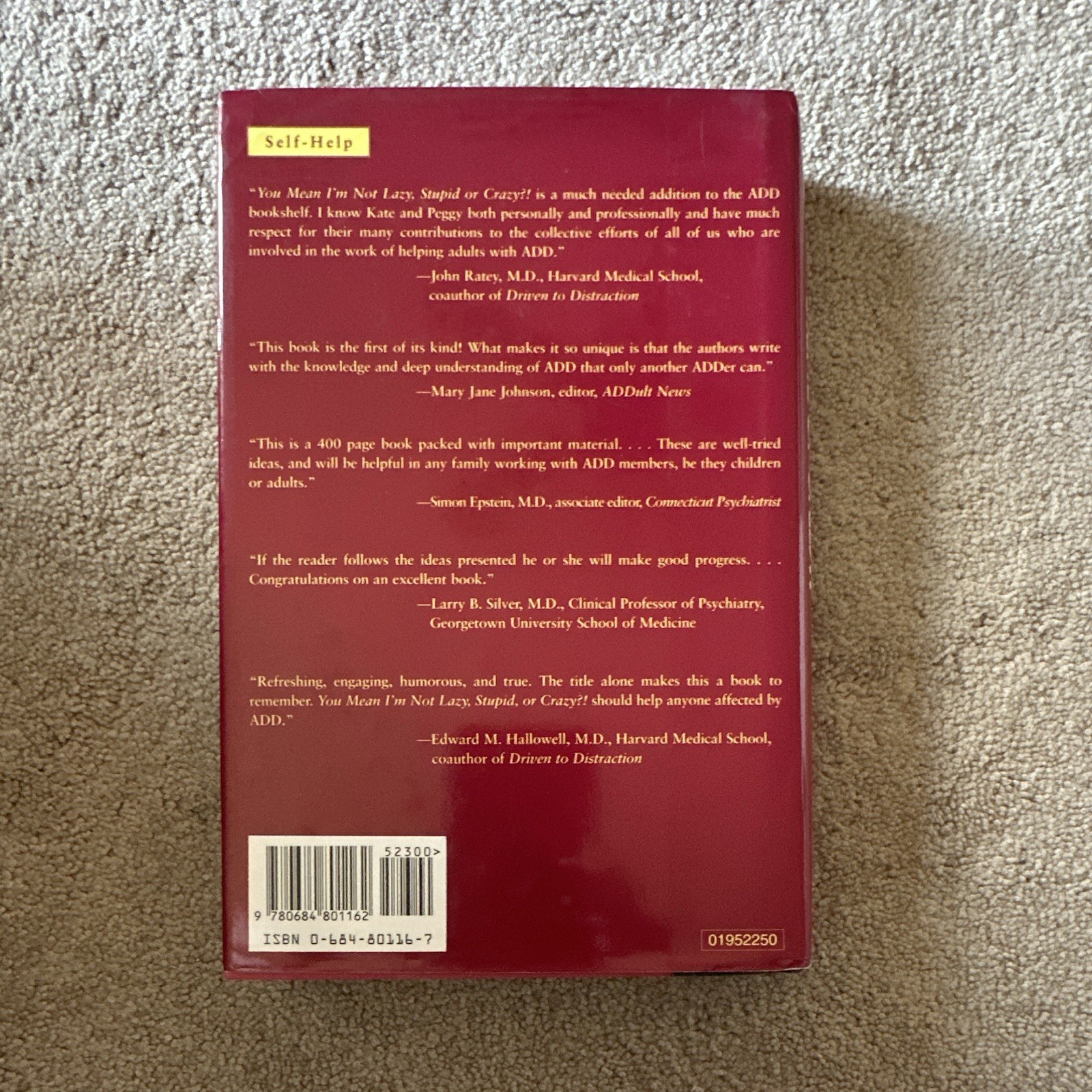 YOU MEAN I’M NOT LAZY, STUPID OR CRAZY?! KELLY RAMUNDO ADD HC 1995