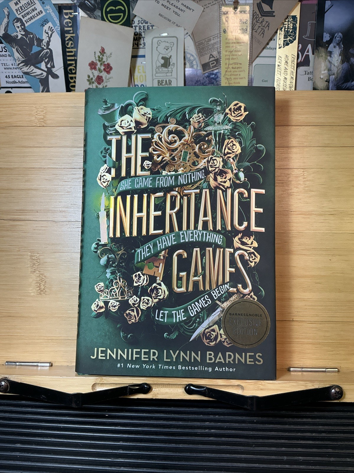 Inheritance Games B&N Exclusive Deluxe Edition 2023 HCDJ Jennifer Lynn Barnes