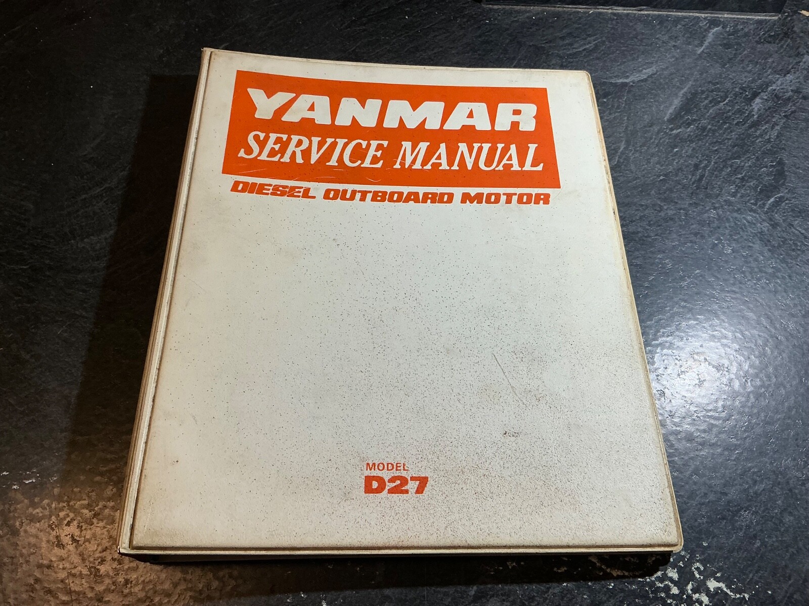 Yanmar Model D27 Diesel 27 HP Outboard Motor Factory Service Manual 3 Cylinder