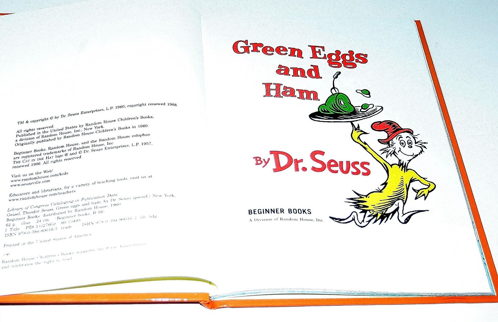 Green Eggs and Ham by Dr. Seuss Hardback New