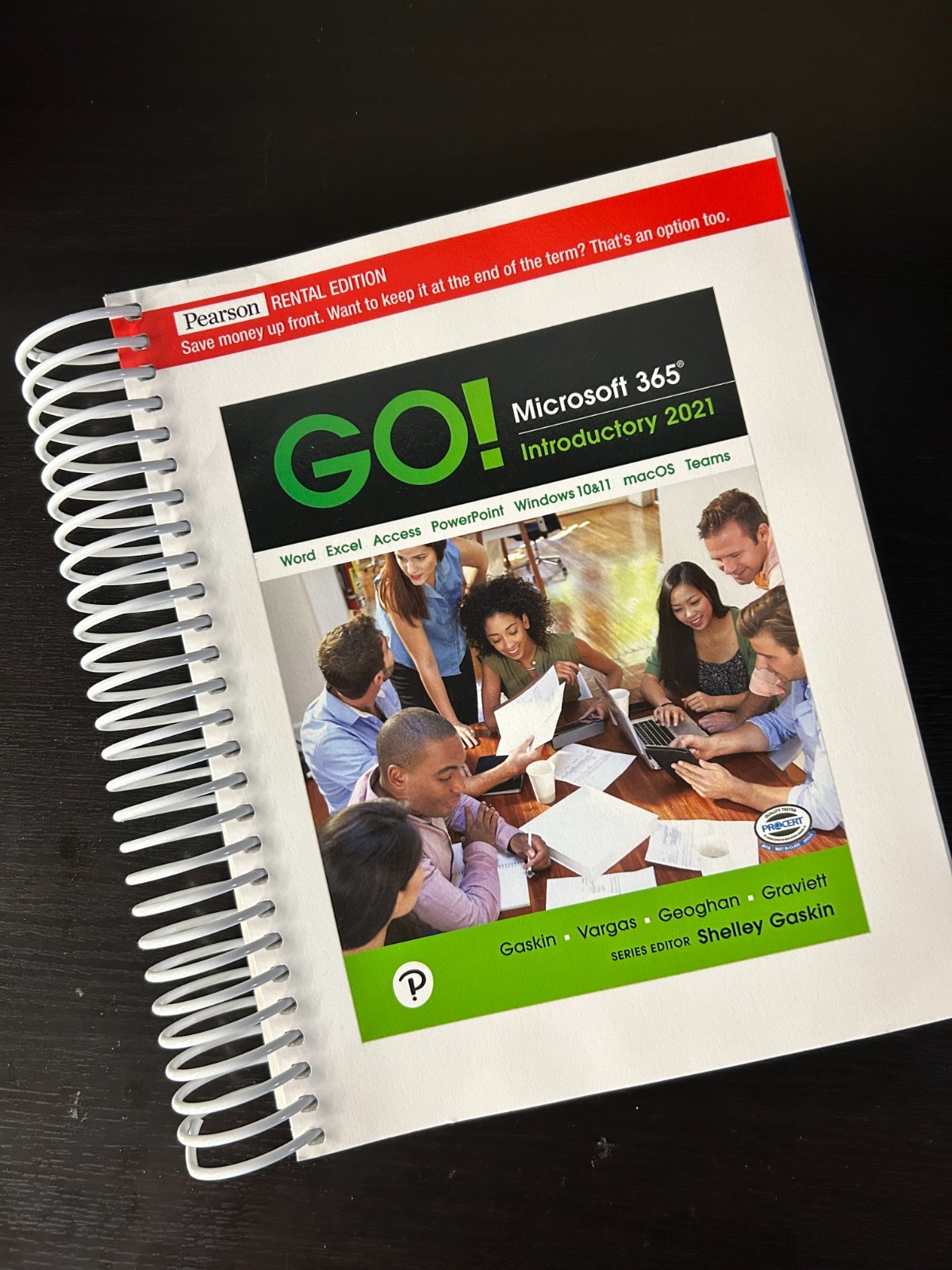 GO! Microsoft 365: Introductory – Spiral-bound, by Shelley Gaskin – Very Good