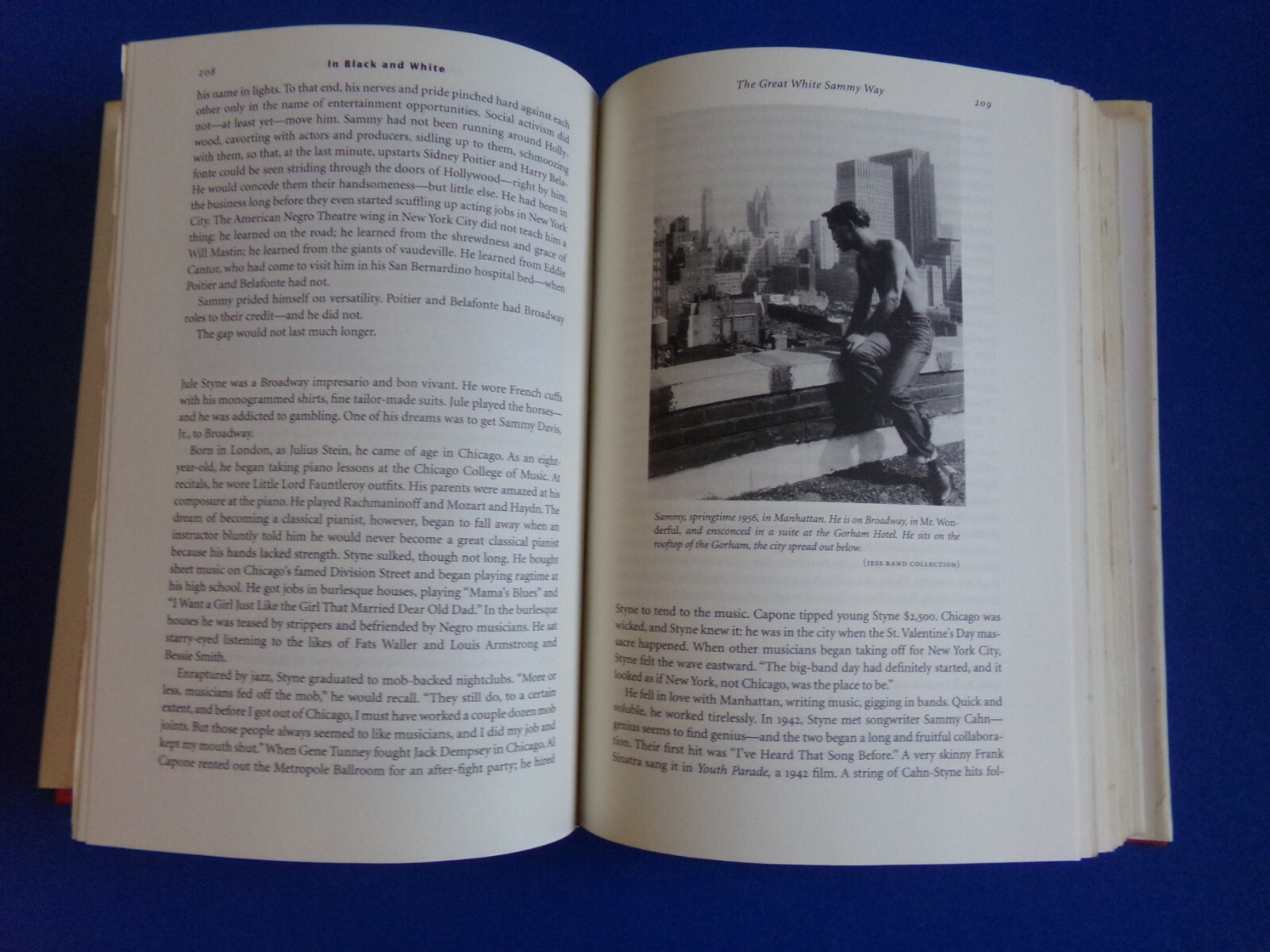 Sammy Davis Jr In Black & White Will Haygood Hardcover w/ Dust Jacket Biography