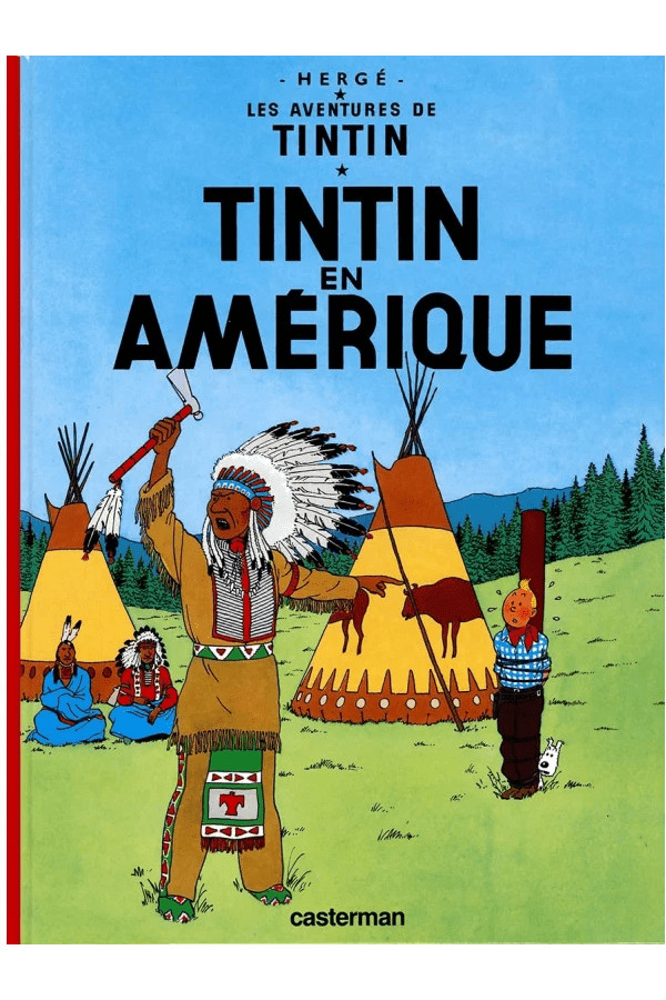 French Album #03 Tintin En Amerique (Hard Cover)
