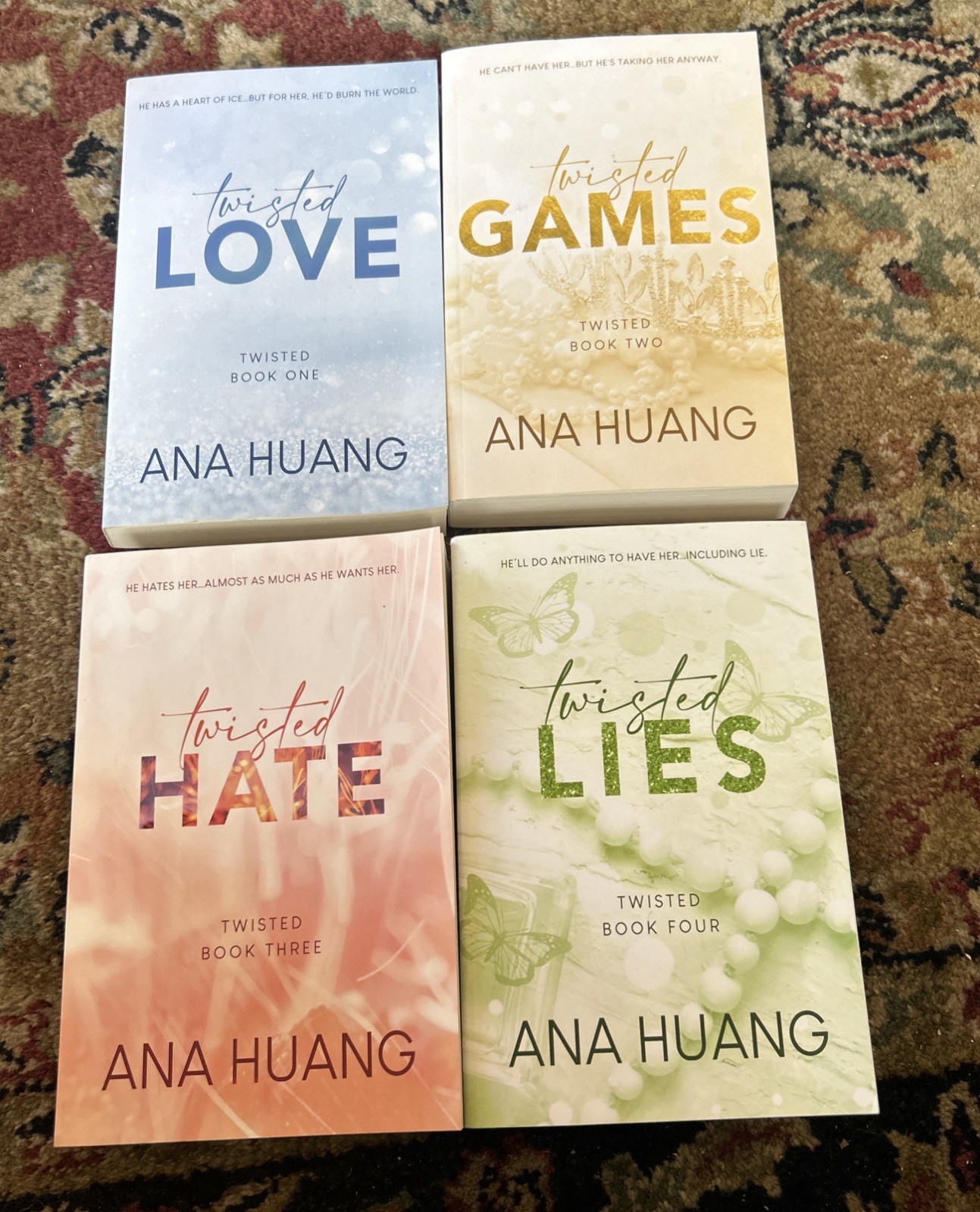 Twisted Series 4 Books Collection Set By Ana Huang Paperback USA Stock, Spicy