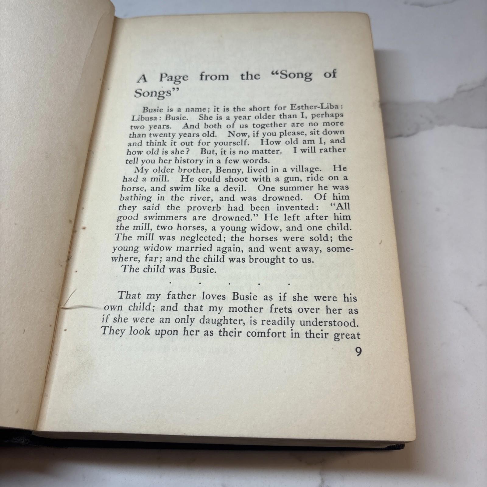 1922 First English Edition – Jewish Children by Sholem Aleichem Knopf