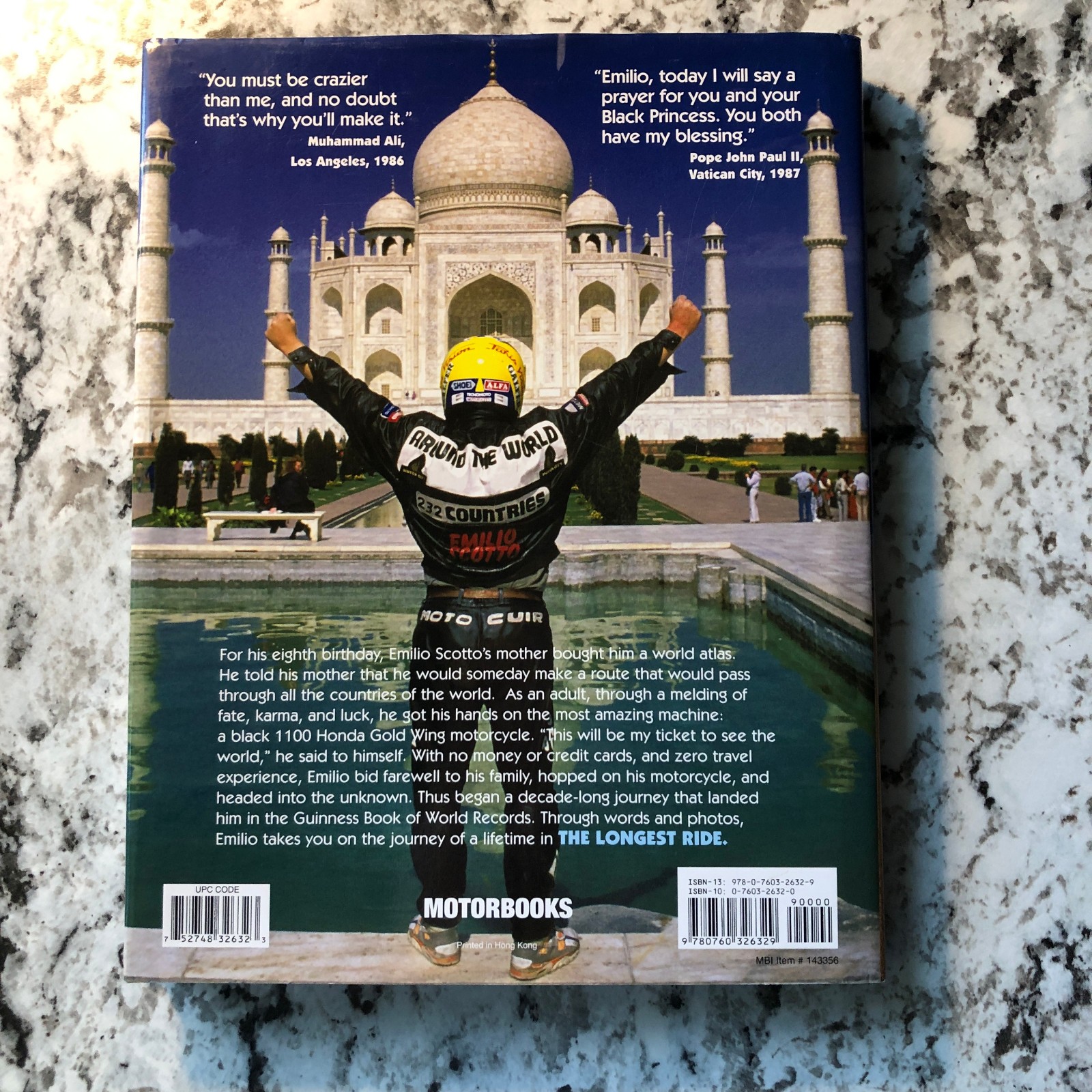 Nearly New Hardcover 2007 First Edition “The Longest Ride” by Emilio Scotto
