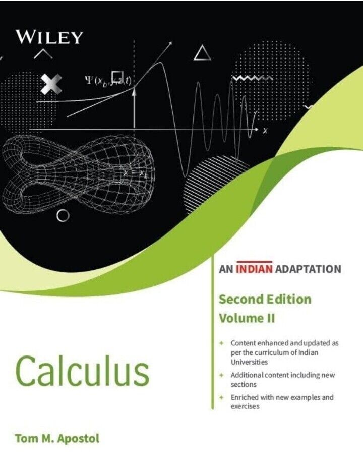 Calculus, Volume 2 by Tom M. Apostol, 2ND INTERNATIONAL EDITION – Brand New, Har