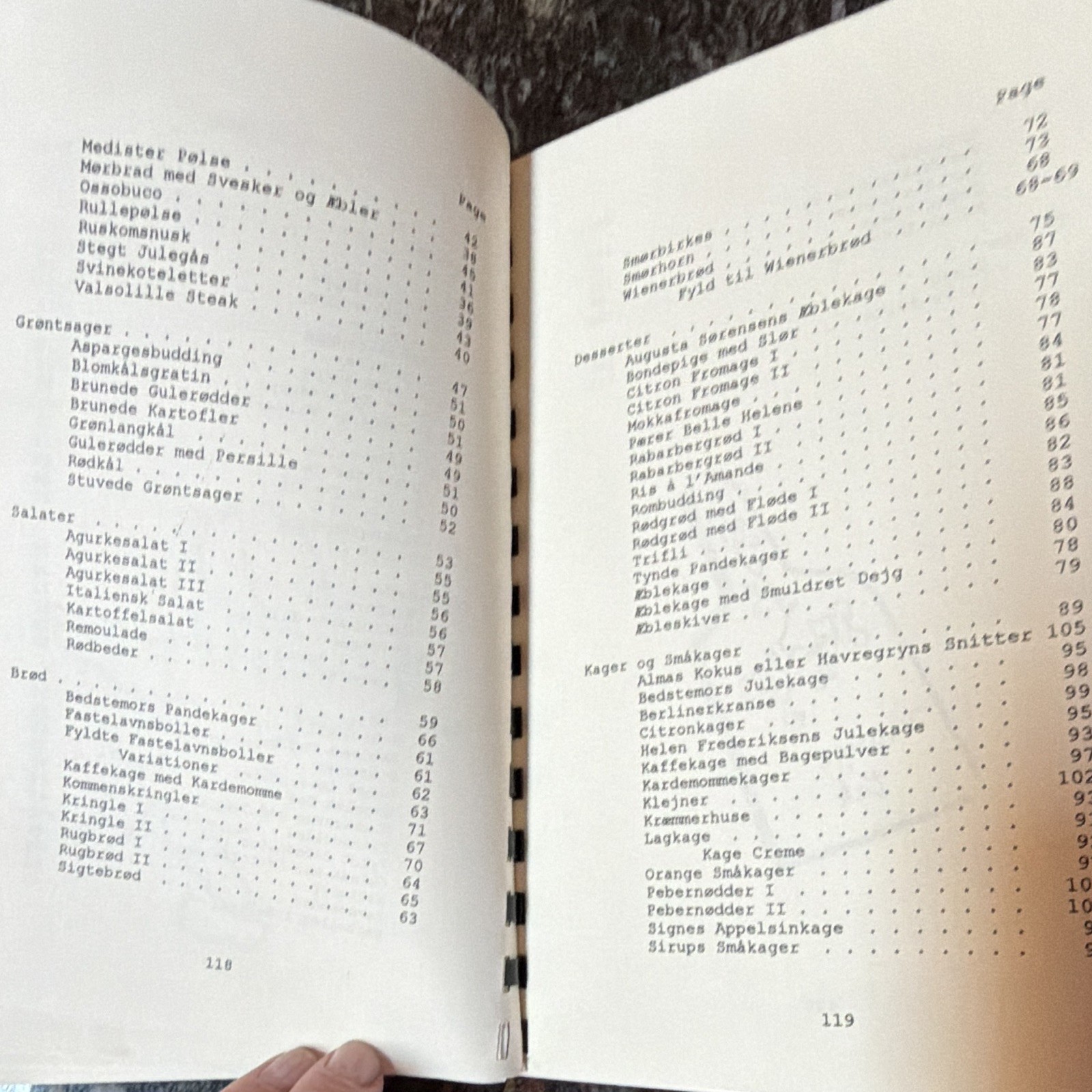 The Danish Club of Tucson Danish Recipes Cookbook Paperback Ring/Wire Bound