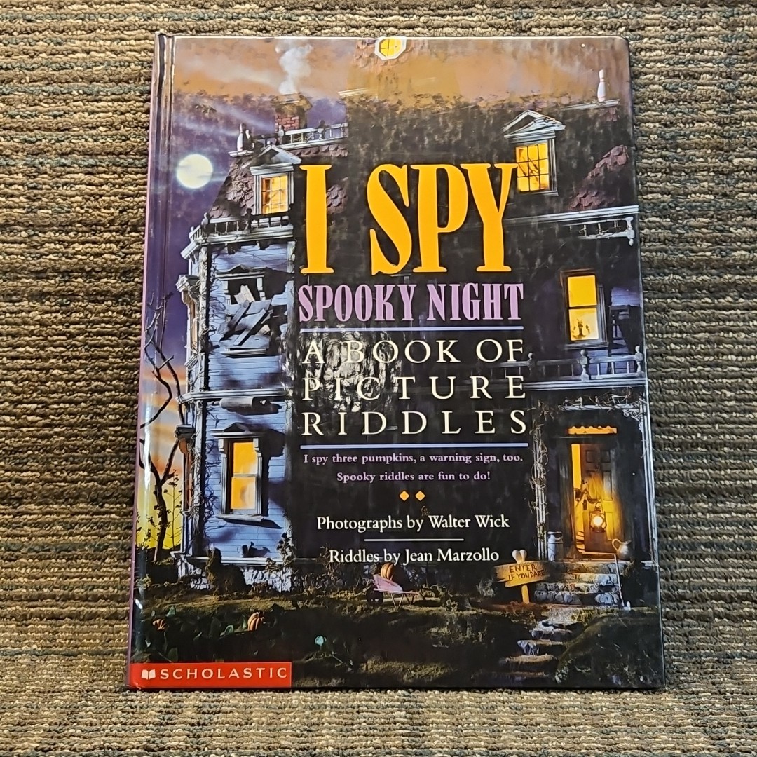 I Spy Spooky Night by Jean Marzollo (1996, Large Hardcover)