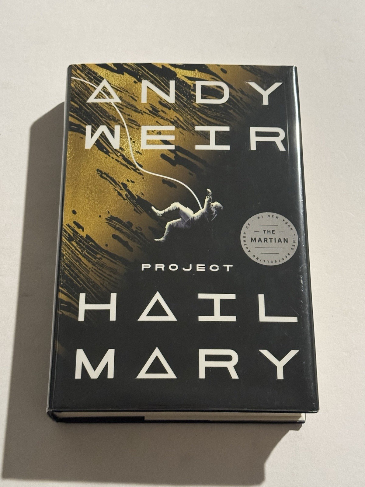 ANDY WEIR SIGNED PROJECT HAIL MARY BOOK 1st Edition AUTOGRAPHED RARE BAS COA